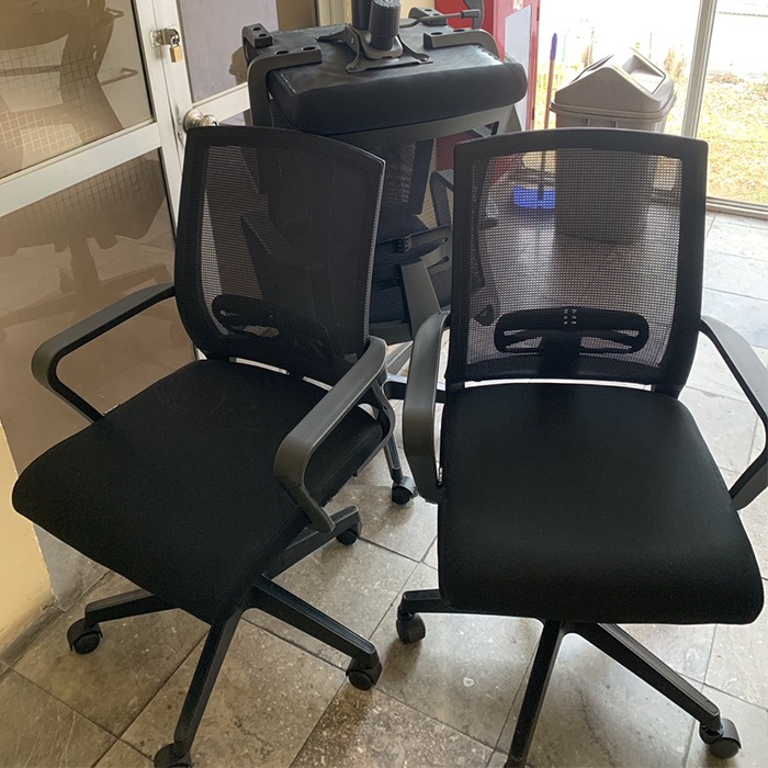 Ghế lưới nhân viên GL117 chân nhựa